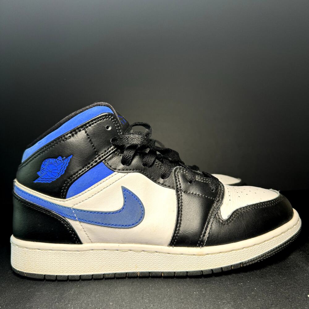 Size 7 - Nike Air Jordan 1 Mid GS Racer Blue Men's Shoes